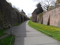 Die berühmte Stadtmauer von Nürnberg
