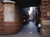 Historische Straße inmitten von Bremen: Die Böttcherstrasse