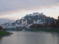 Bildetete den stimmungsvollen Rahmen: Salzburg mit Blick auf die Salzach und die Altstadt
