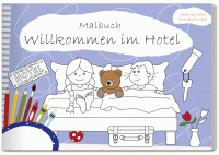 Malbücher für Kinder im Hotel, alle Bildrechte vsw-kommunikation.de