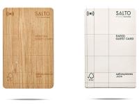 Die neuen Gästekarten von Salto sind eine umweltfreundliche Alternative zu Plastikkarten im Hotel- und Gastgewerbe. / Bildquelle: Salto Systems