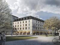 Immobilienprojekt von Family Value: Neues Gebäudeensemble am Paradeplatz. / Bildquelle: Geisel Architekten BDA