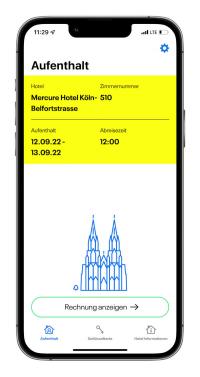 App Ansicht Event Hotels