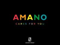Amano cares (for you) Logo