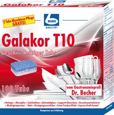 Geschirr Reiniger Tabs Galakor T10 neu vom Gastronomieprofi Dr. Becher