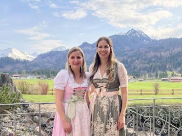 Christine Riegert und Lisa Hafendörfer neue Alpenhof-Doppelspitze