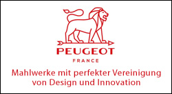 Mahlwerke mit perfekter Vereinigung von Design und Innovation von Peugeot France