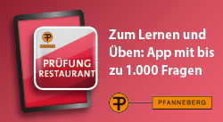 Prüfung Restaurant - App mit bis zu 1.000 Fragen zum Lernen und Üben von Pfanneberg