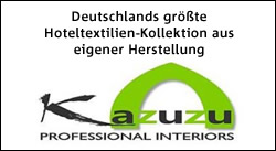 Kazuzu - Deutschland größte Hoteltextilien-Kollektion aus eigener Herstellung