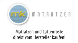 mk Matratzen - Matratzen und Lattenroste direkt vom Hersteller kaufen!
