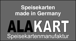 Alakart - Speisekarten Made in Germany